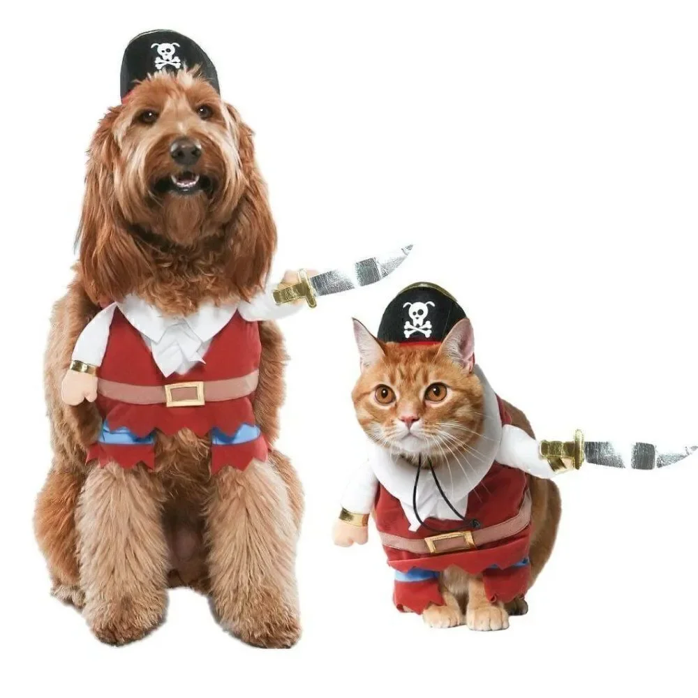 Vibrant Life Pirate Dog Costume Sz M